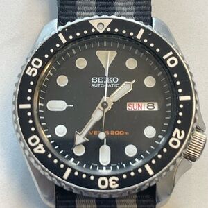 SKX007 seiko dive watch (discontinued) highly sought after.